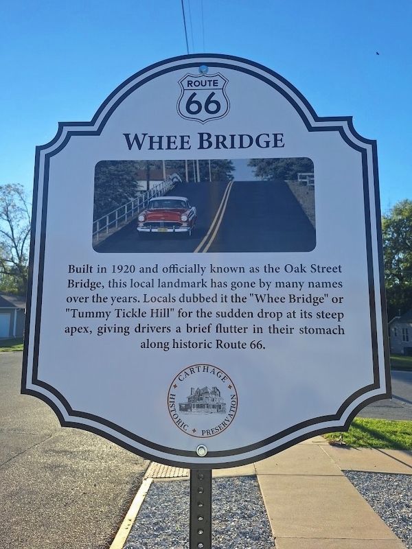 Whee Bridge Marker. Click for full size. Whee Bridge Marker image. Click for full size.