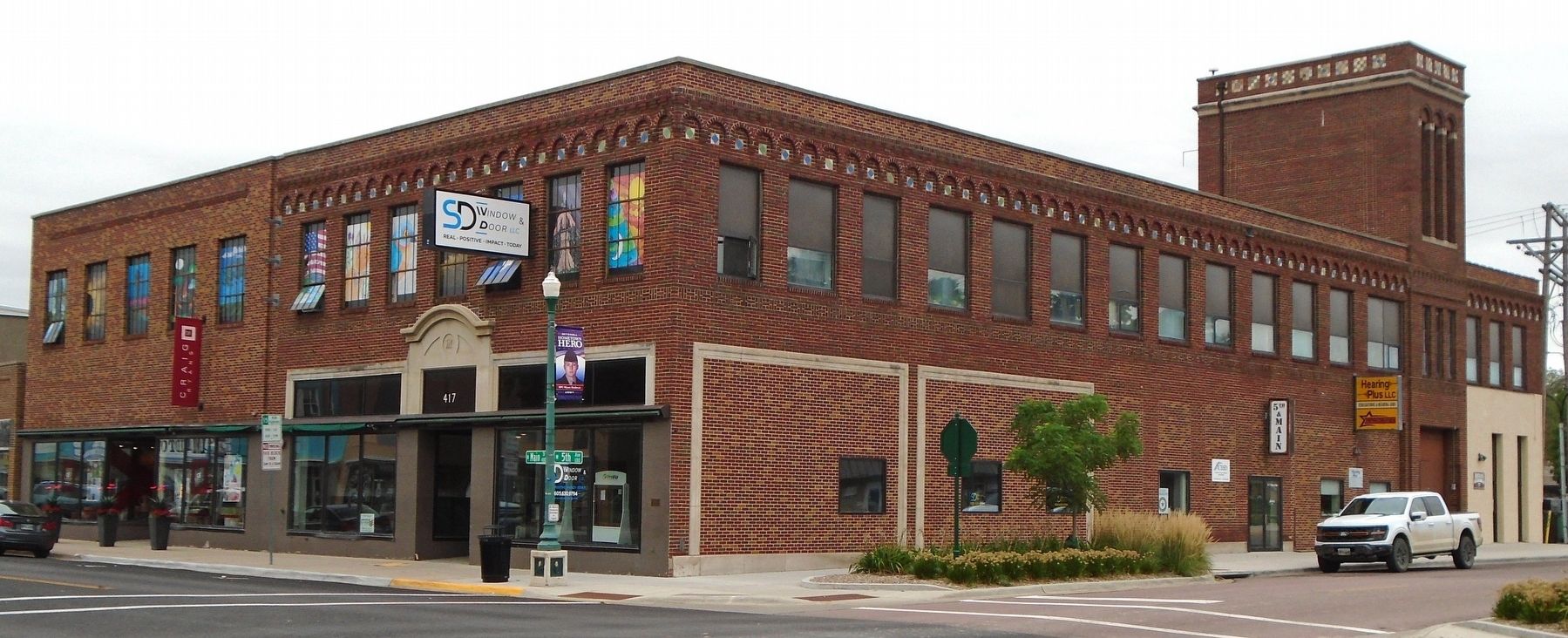 Former Pence Buick Dealership (built c.1914). Click for full size. Former Pence Buick Dealership (built c.1914) image. Click for full size.