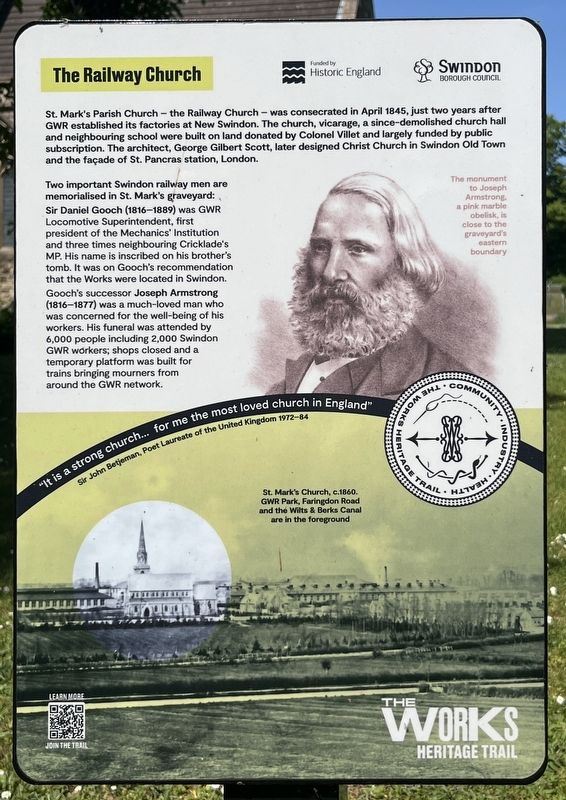 The Railway Church Marker. Click for full size. The Railway Church Marker image. Click for full size.