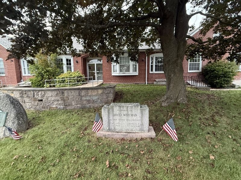 David Whitman Marker. Click for full size. David Whitman Marker image. Click for full size.
