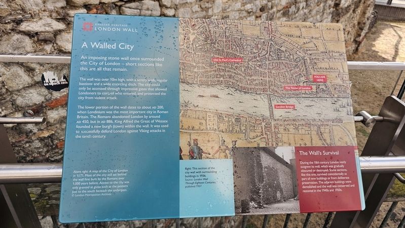 A Walled City Marker. Click for full size. A Walled City Marker image. Click for full size.
