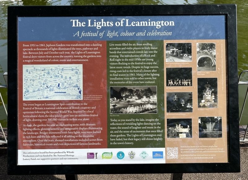 The Lights of Leamington Marker. Click for full size. The Lights of Leamington Marker image. Click for full size.