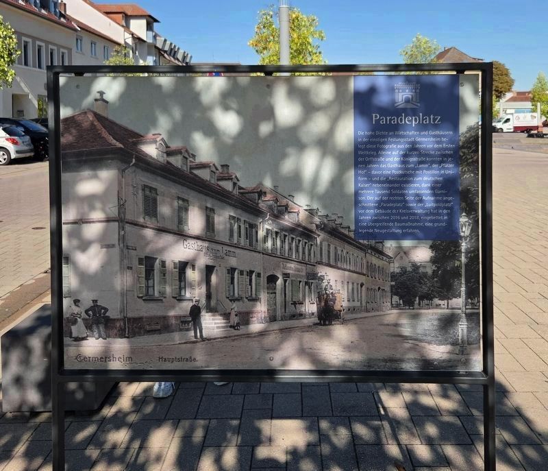 Weißenburger Tor / Paradeplatz Marker - Reverse. Click for full size. Weißenburger Tor / Paradeplatz Marker - Reverse image. Click for full size.