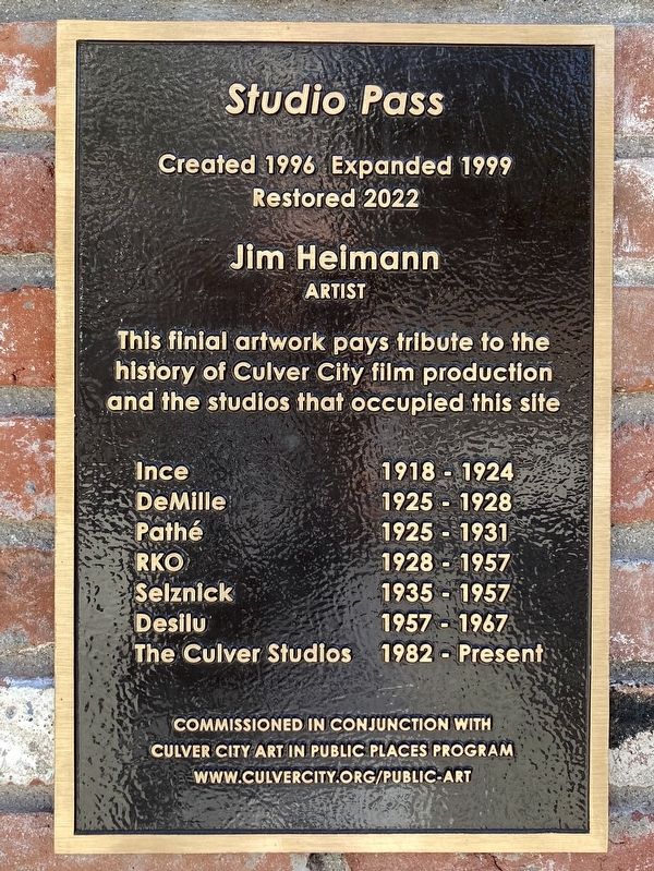 Studio Pass Marker image. Click for full size.
