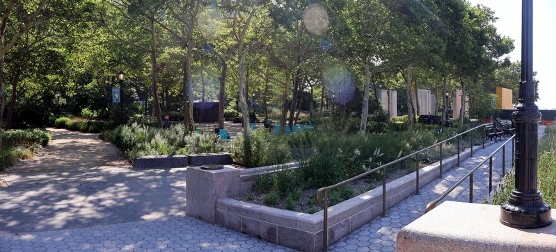 A section of The Gardens of Remembrance. Click for full size. A section of The Gardens of Remembrance image. Click for full size.
