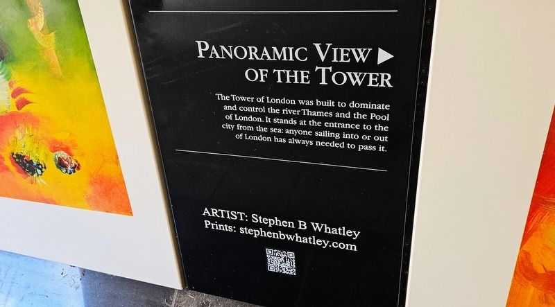 Tower Hill Passageway: Panoramic View of the Tower Marker. Click for full size. Tower Hill Passageway: Panoramic View of the Tower Marker image. Click for full size.