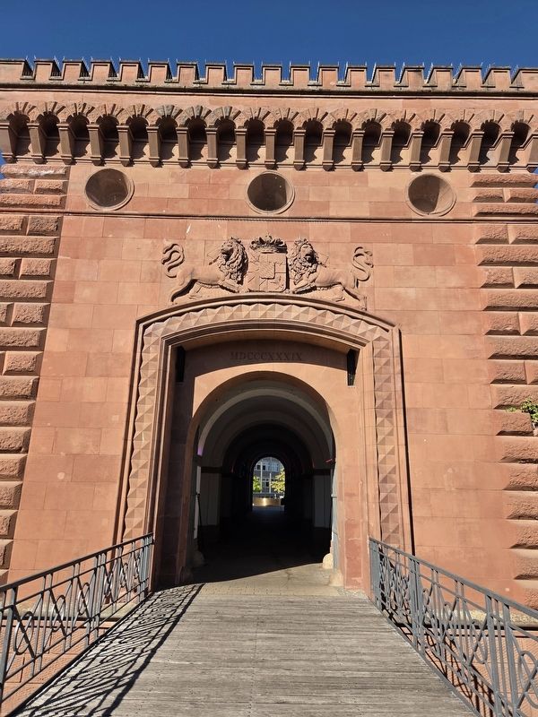 Wessenburger Tor / Weissenburg Gate Marker image. Click for full size.