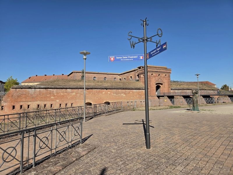 Wessenburger Tor / Weissenburg Gate Marker image. Click for full size.