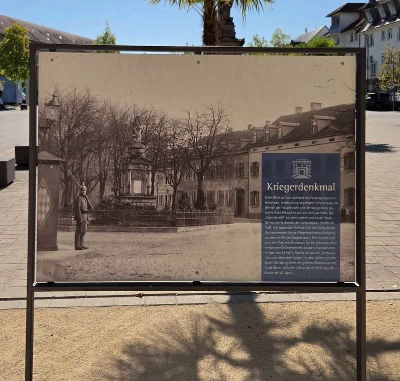 Luitpoldplatz / Kriegerdenkmal Marker - Reverse. Click for full size. Luitpoldplatz / Kriegerdenkmal Marker - Reverse image. Click for full size.