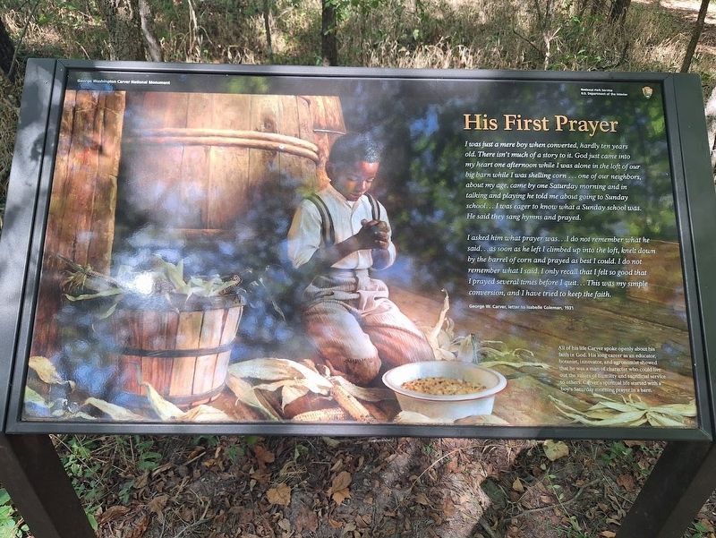 His First Prayer Marker. Click for full size. His First Prayer Marker image. Click for full size.