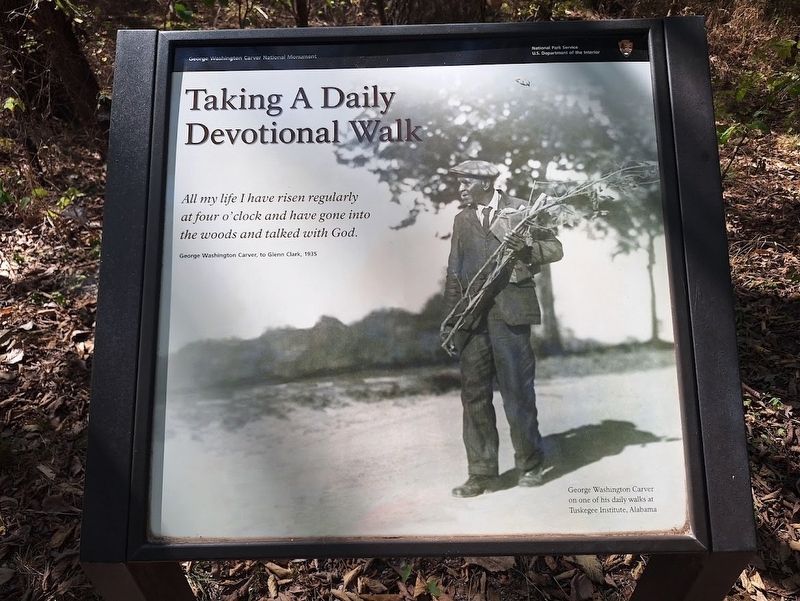 Taking a Daily Devotional Walk Marker. Click for full size. Taking a Daily Devotional Walk Marker image. Click for full size.
