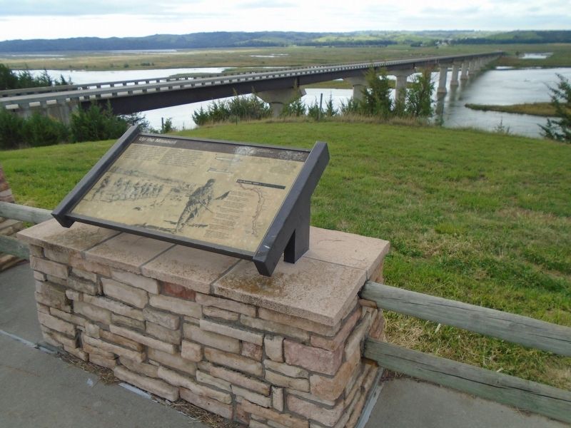 Up the Missouri Marker. Click for full size. Up the Missouri Marker image. Click for full size.
