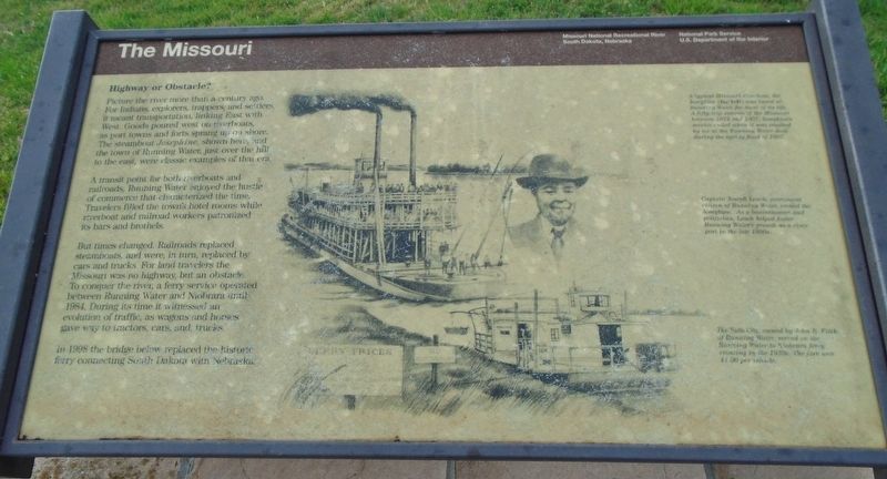 The Missouri Marker. Click for full size. The Missouri Marker image. Click for full size.