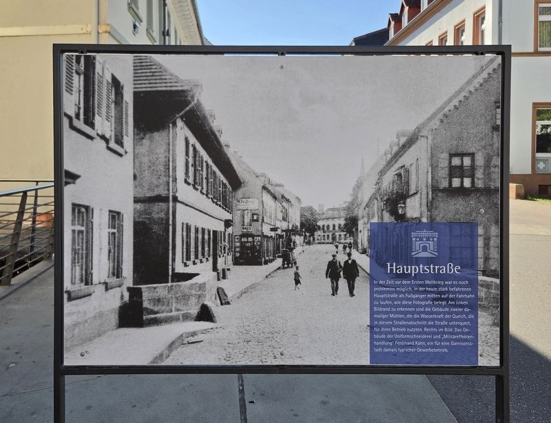 Hauptstraße Marker - Back Side. Click for full size. Hauptstraße Marker - Back Side image. Click for full size.