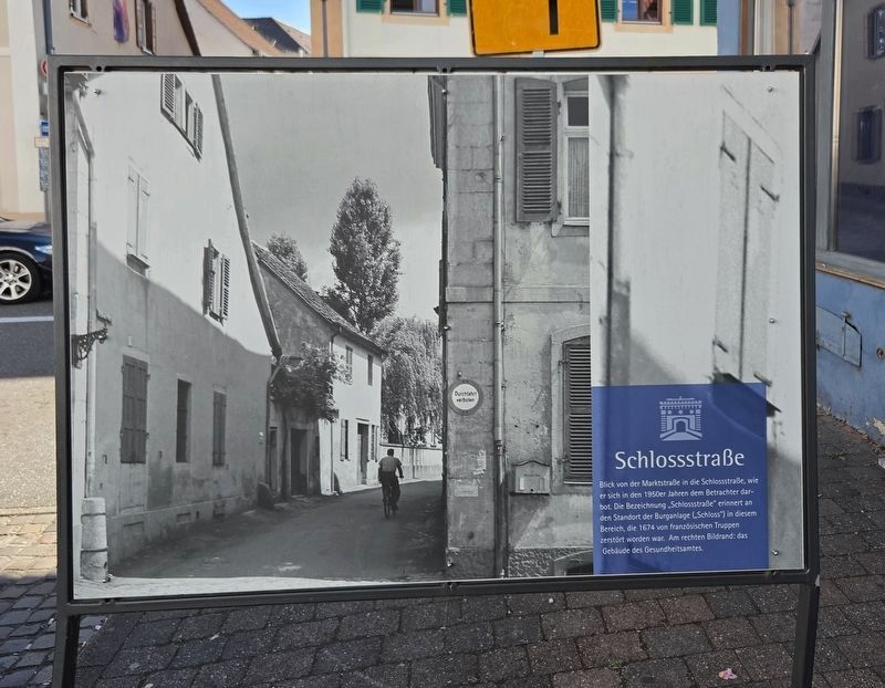 Marktstraße und Schlossstraße Marker - Reverse. Click for full size. Marktstraße und Schlossstraße Marker - Reverse image. Click for full size.