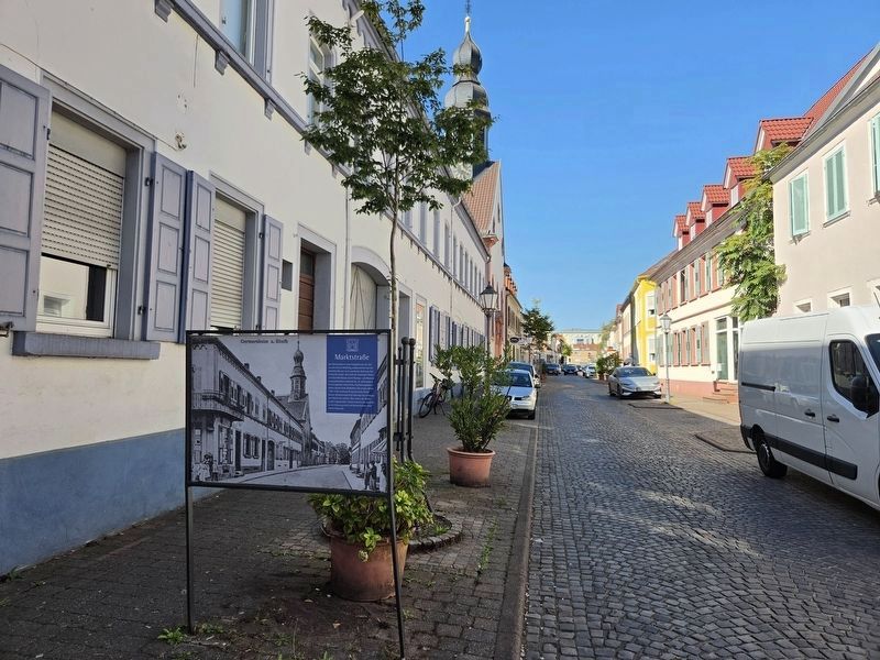 Marktstraße und Schlossstraße Marker. Click for full size. Marktstraße und Schlossstraße Marker image. Click for full size.