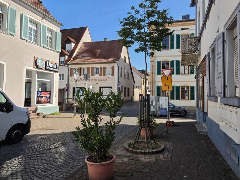 Marktstraße und Schlossstraße Marker. Click for full size. Marktstraße und Schlossstraße Marker image. Click for full size.