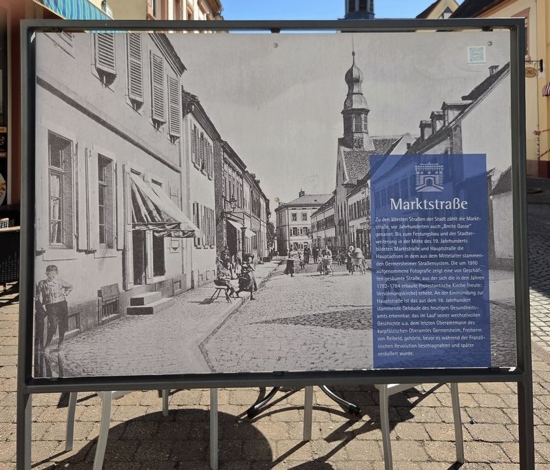 Marktstraße Marker - Reverse. Click for full size. Marktstraße Marker - Reverse image. Click for full size.
