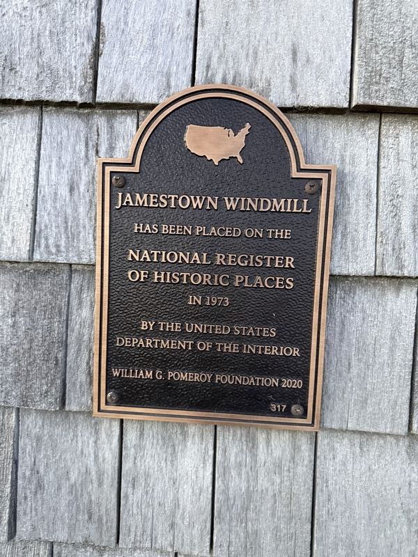 Jamestown Windmill Marker. Click for full size. Jamestown Windmill Marker image. Click for full size.