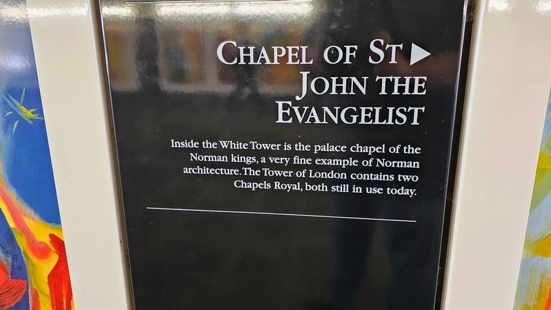 Tower Hill Passageway: Chapel of St John the Evangelist Marker. Click for full size. Tower Hill Passageway: Chapel of St John the Evangelist Marker image. Click for full size.