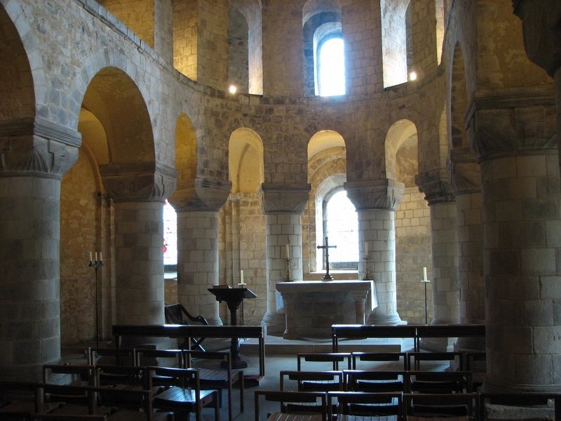 Apsidal end of the Chapel of St John inside the White Tower. Click for full size. Apsidal end of the Chapel of St John inside the White Tower image. Click for full size.