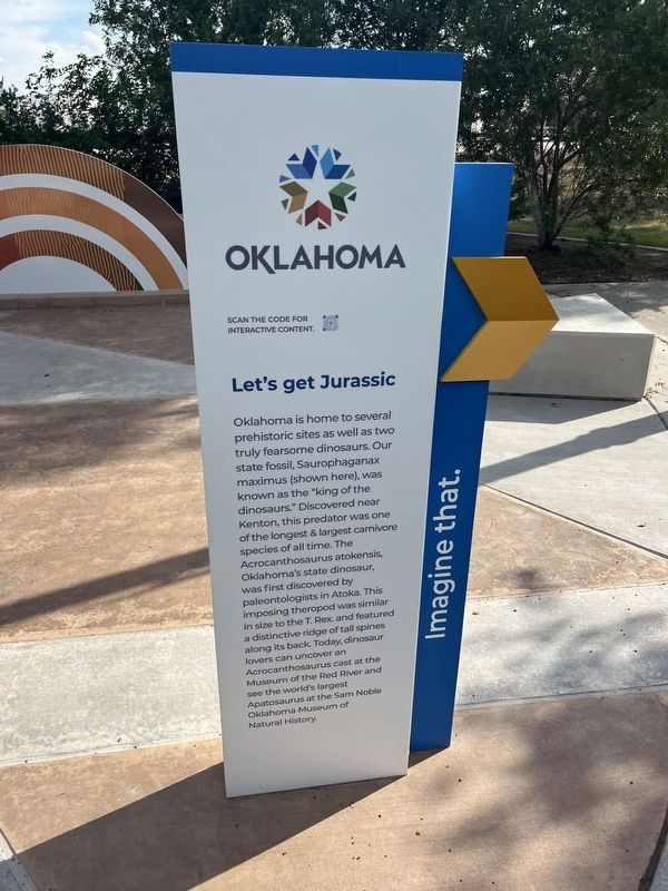 Oklahoma Marker. Click for full size. Oklahoma Marker image. Click for full size.