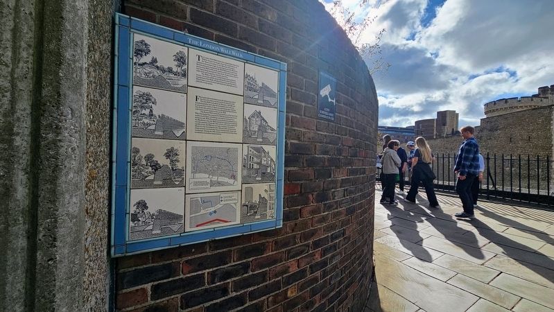 The London Wall Walk Marker. Click for full size. The London Wall Walk Marker image. Click for full size.