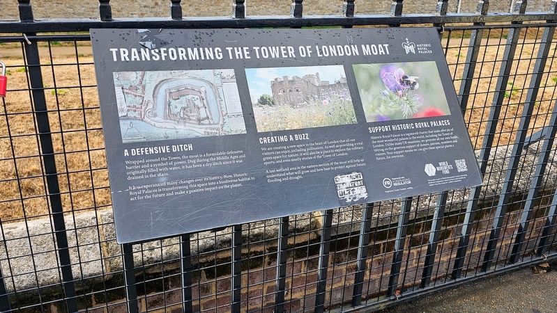 Transforming the Tower of London Moat Marker. Click for full size. Transforming the Tower of London Moat Marker image. Click for full size.