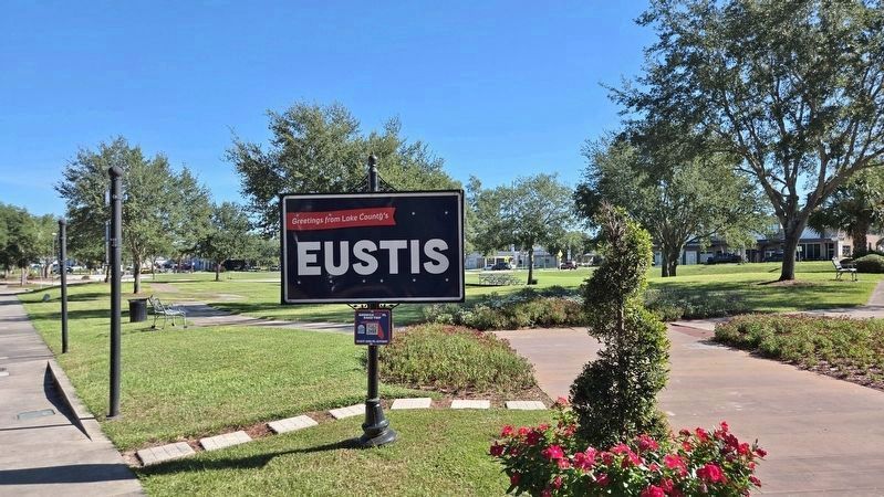Eustis Marker (<i>southwest side</i>). Click for full size. Eustis Marker (<i>southwest side</i>) image. Click for full size.