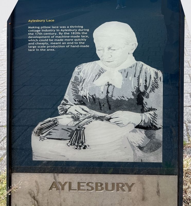 Aylesbury Lace Marker. Click for full size. Aylesbury Lace Marker image. Click for full size.