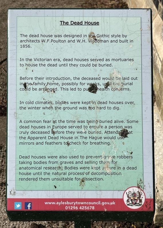 The Dead House Marker. Click for full size. The Dead House Marker image. Click for full size.