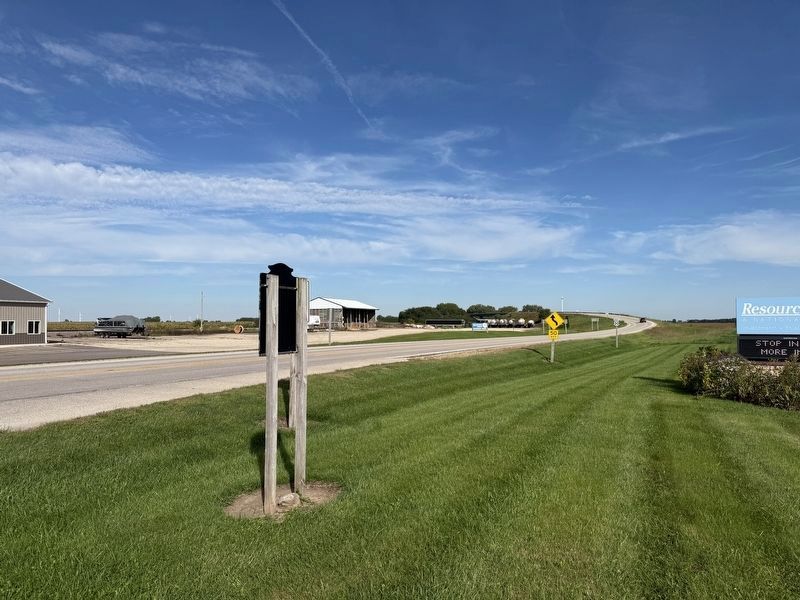 Shabbona Marker & U.S. Route 30 image. Click for full size.