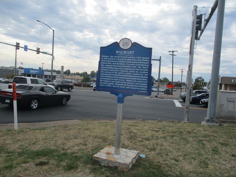 Walmart Marker and Surrounding Area. Click for full size. Walmart Marker and Surrounding Area image. Click for full size.