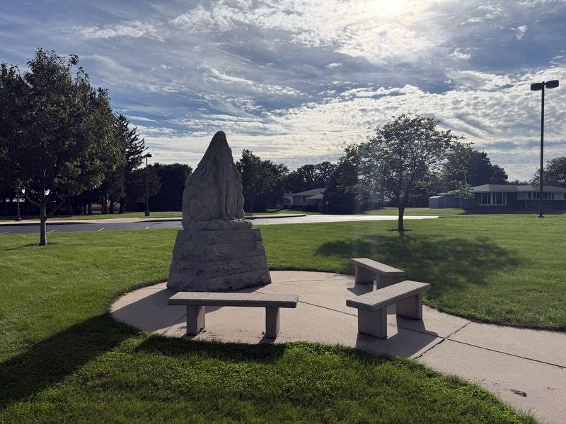 Chief Shabbona Memorial. Click for full size. Chief Shabbona Memorial image. Click for full size.