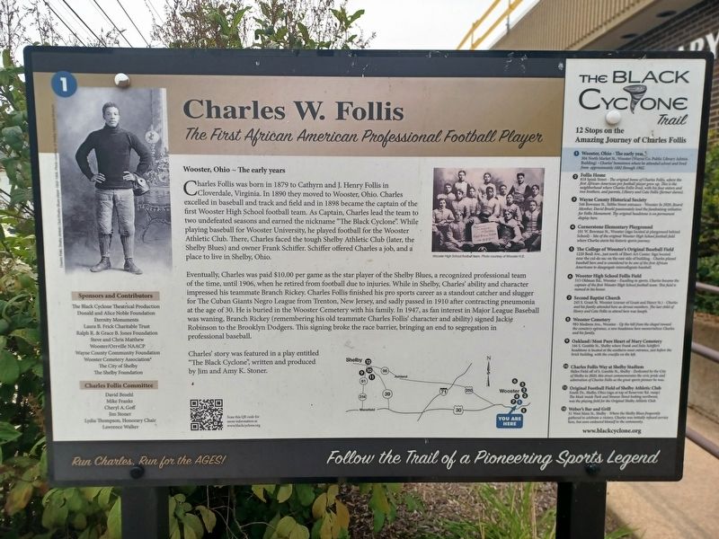 Wooster, Ohio ~ The early years Marker. Click for full size. Wooster, Ohio ~ The early years Marker image. Click for full size.