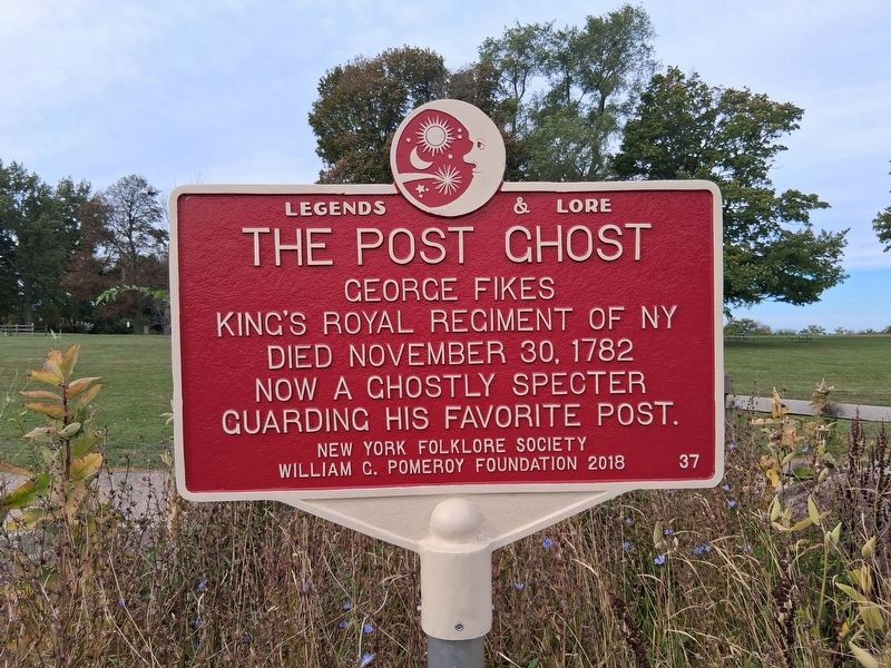 The Post Ghost Marker. Click for full size. The Post Ghost Marker image. Click for full size.