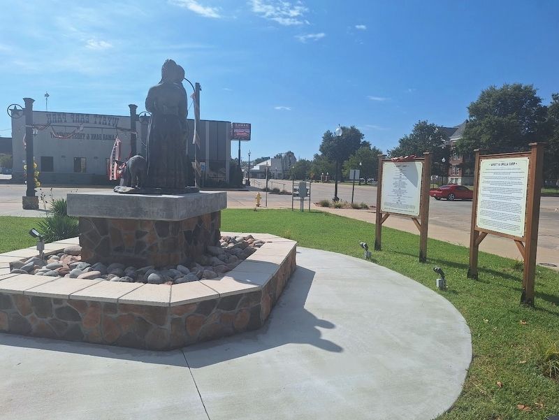 Wyatt & Urilla Earp Marker. Click for full size. Wyatt & Urilla Earp Marker image. Click for full size.