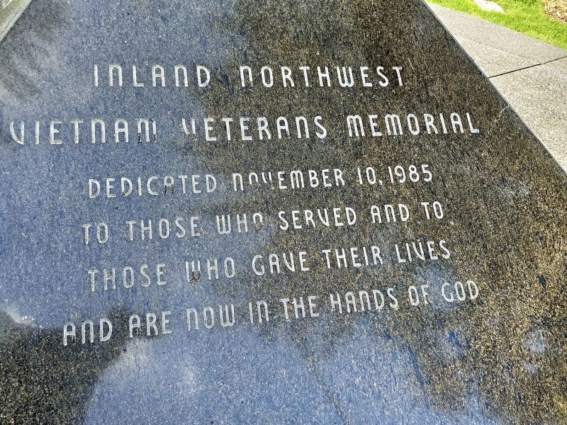 Vietnam Veterans Memorial Marker. Click for full size. Vietnam Veterans Memorial Marker image. Click for full size.