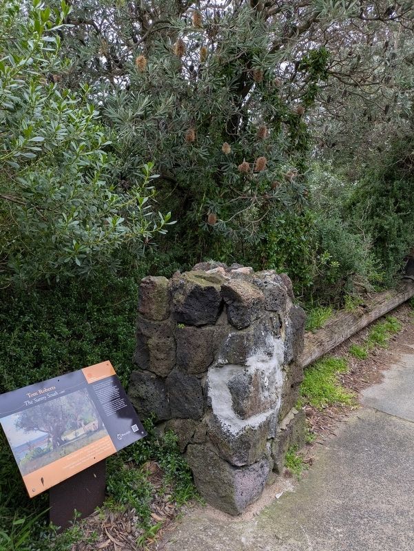 Tom Roberts Marker along the trail image. Click for full size.