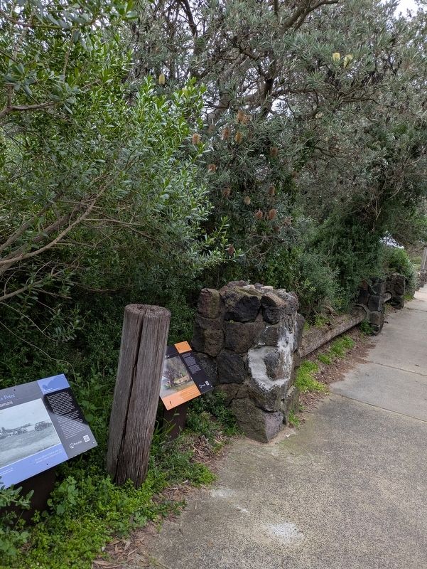 Ricketts Point Marker along the trail. Click for full size. Ricketts Point Marker along the trail image. Click for full size.