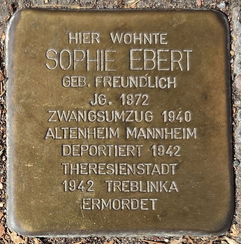 Sophie Ebert Marker. Click for full size. Sophie Ebert Marker image. Click for full size.