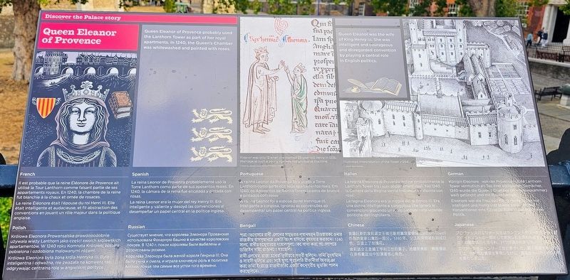 Queen Eleanor of Provence Marker. Click for full size. Queen Eleanor of Provence Marker image. Click for full size.
