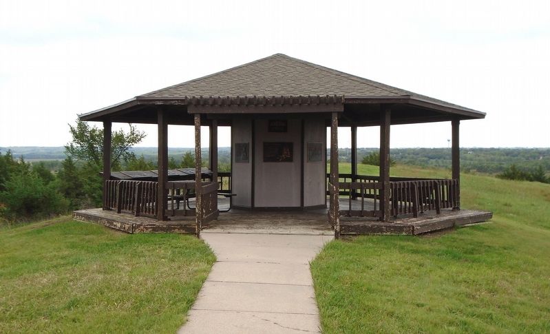 J. Alan Cramer Interpretive Shelter Markers. Click for full size. J. Alan Cramer Interpretive Shelter Markers image. Click for full size.