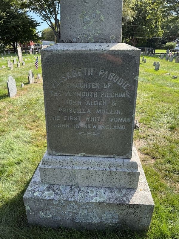 Elisabeth Pabodie Marker. Click for full size. Elisabeth Pabodie Marker image. Click for full size.