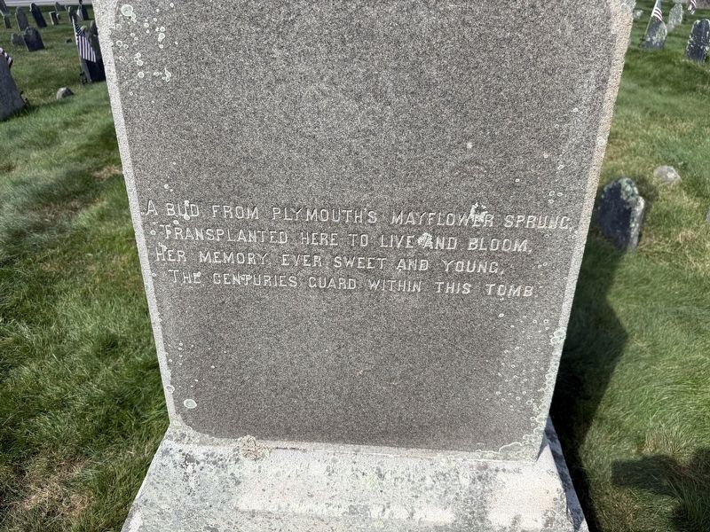 Elisabeth Pabodie Marker. Click for full size. Elisabeth Pabodie Marker image. Click for full size.