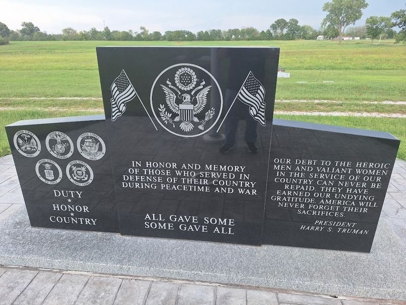 Veterans Memorial Marker. Click for full size. Veterans Memorial Marker image. Click for full size.