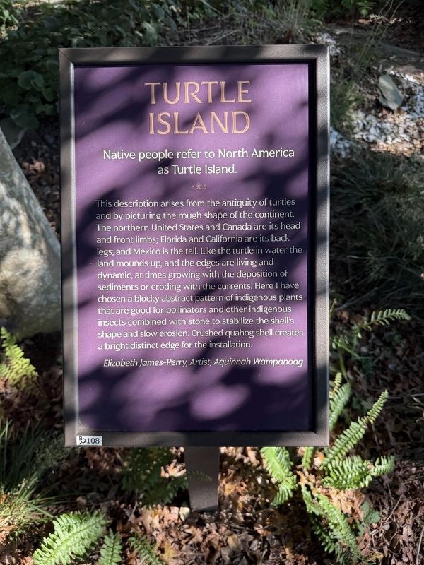 Turtle Island Marker. Click for full size. Turtle Island Marker image. Click for full size.