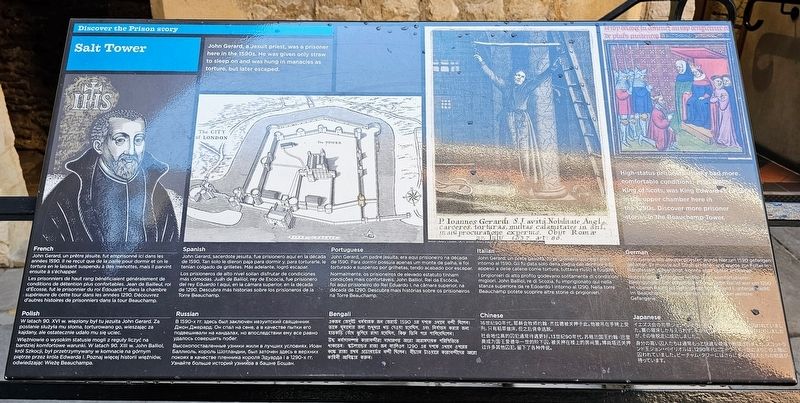 Salt Tower Marker. Click for full size. Salt Tower Marker image. Click for full size.