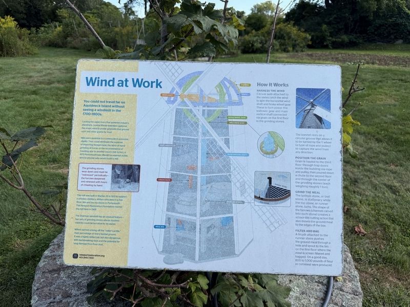Wind at Work Marker. Click for full size. Wind at Work Marker image. Click for full size.