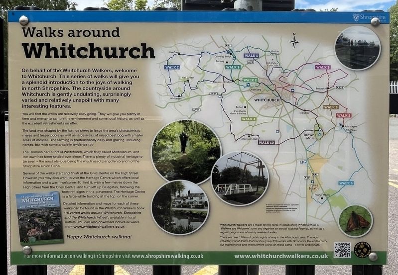 Walks around Whitchurch Marker. Click for full size. Walks around Whitchurch Marker image. Click for full size.